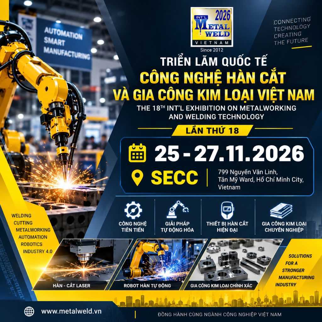 METAL &amp; WELD 2026 | Thiết kế, thi công gian hàng SECC